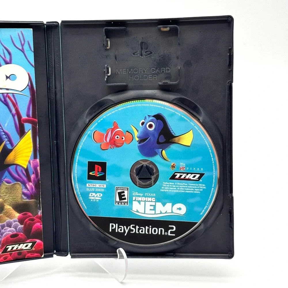 Finding Nemo PS2 Game Black Label CIB Complete Manual 2003